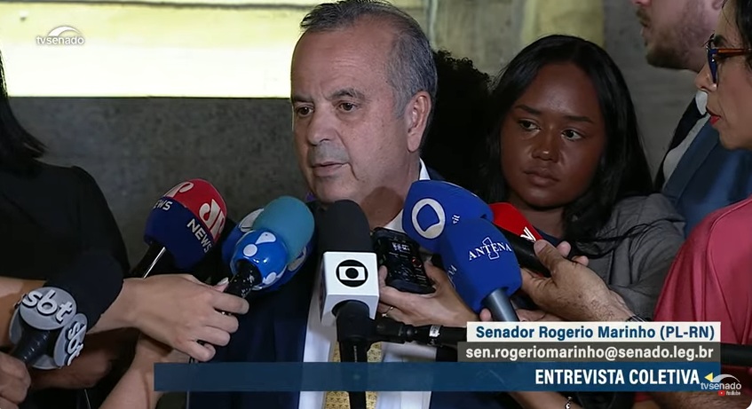 [VÍDEO] Rogério Marinho sobre sabatina: “Postura de Flávio Dino era bastante previsível”