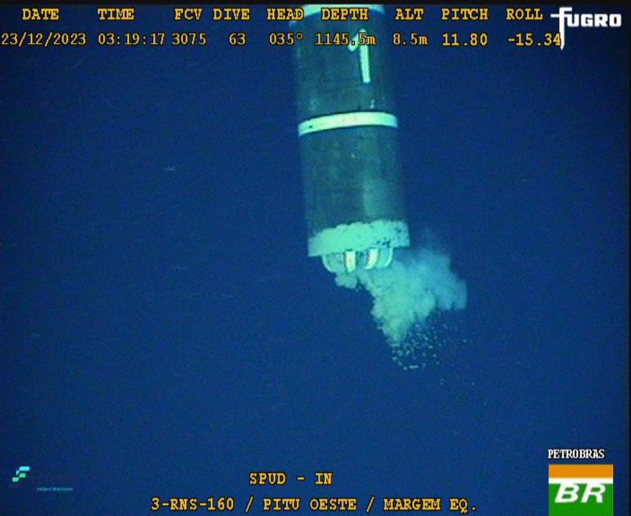 VÍDEO: Petrobras inicia a perfuração do poço Pitu Oeste no RN, na Margem Equatorial; ASSISTA