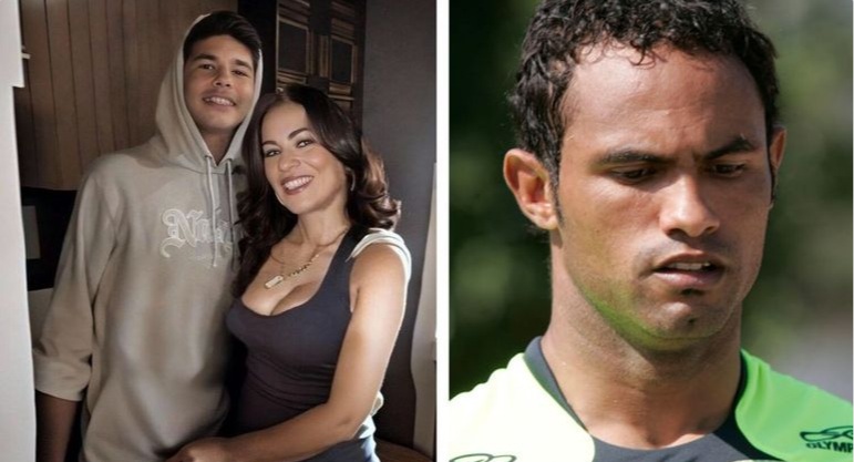 'Poderia ser real': mãe de Eliza Samudio posta foto criada por IA da filha com o neto e se emociona