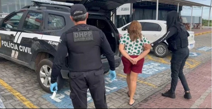 Mulher é presa suspeita de mandar matar marido na Grande Natal