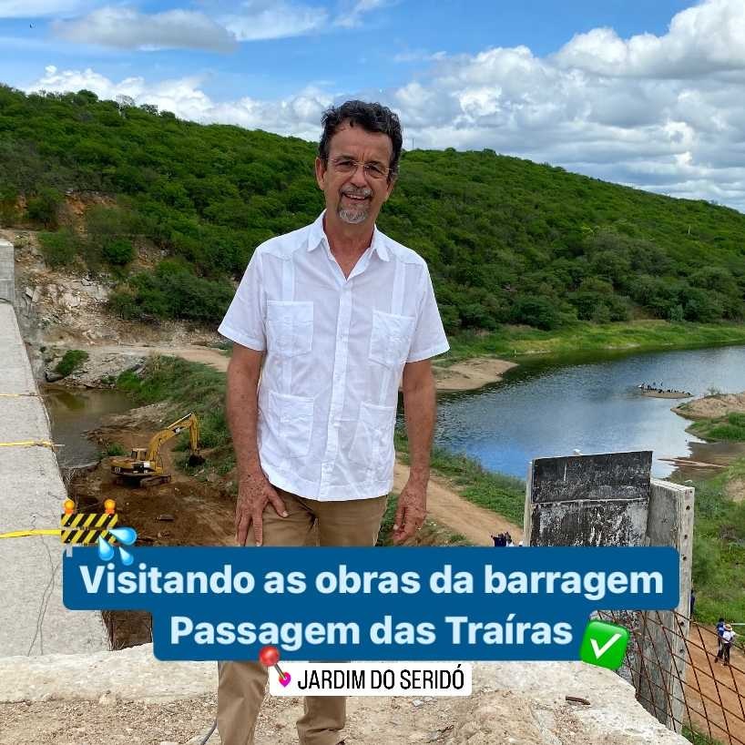 Agricultor aposta um bode com deputado do PT de que recuperação de barragem no RN não termina este ano