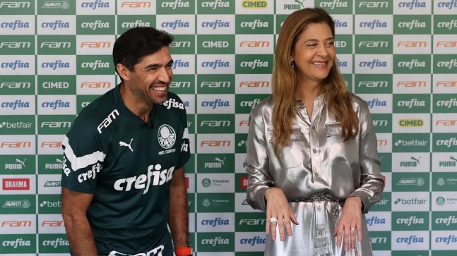 Leila Pereira anuncia renovação de Abel Ferreira até 2025