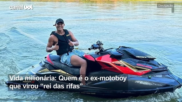 Porsche e vida milionária: quem é o ex-motoboy que virou 'rei das rifas'