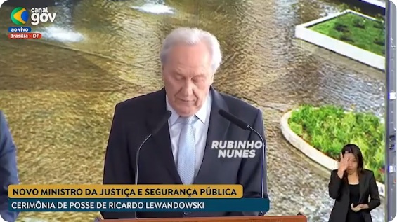 VÍDEO: Em discurso de posse, Lewandowski defende penas mais leves e progressão de pena para ressocializar presos