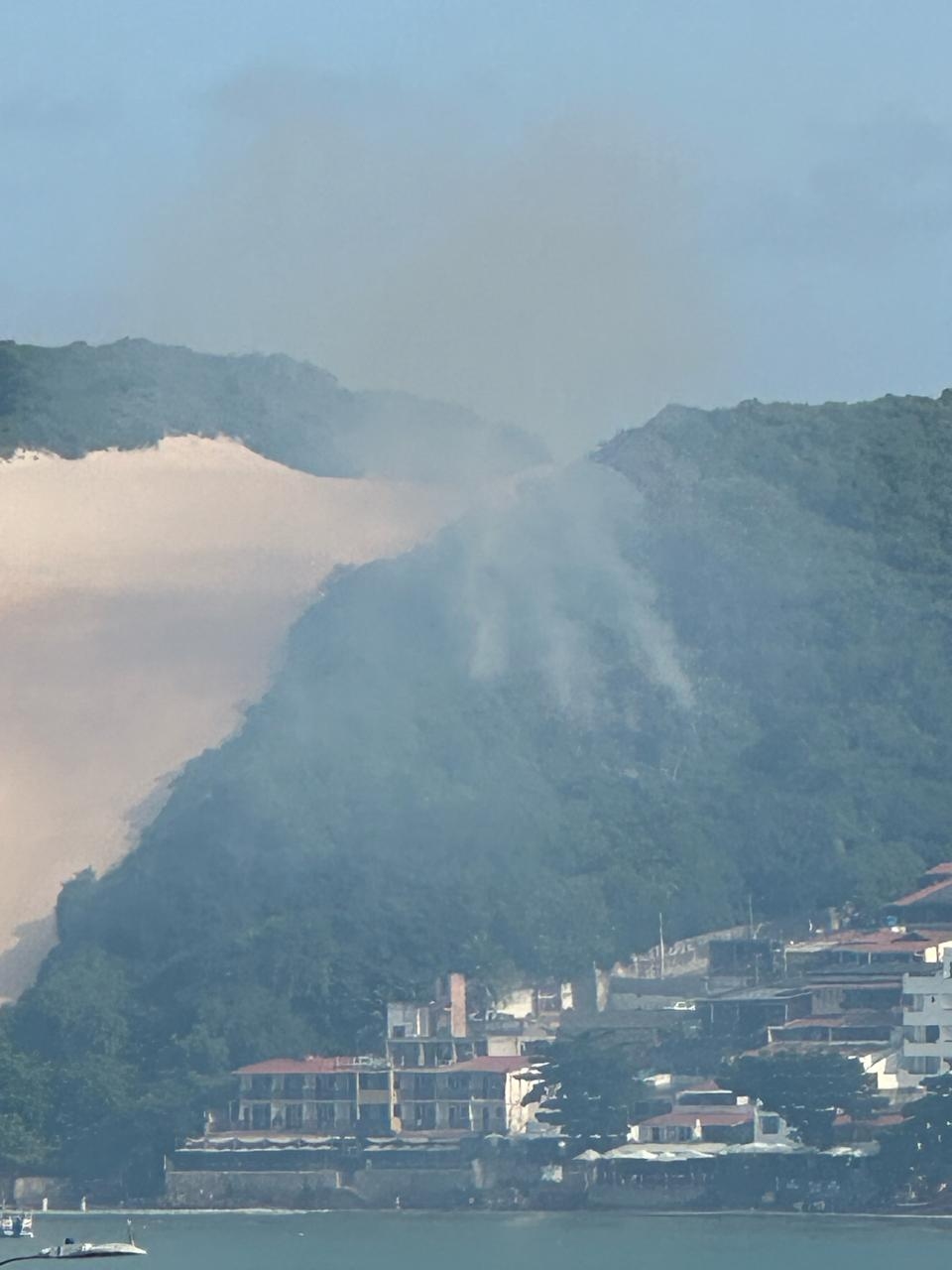 VÍDEO: Morro do Careca tem novo foco de incêndio; ASSISTA